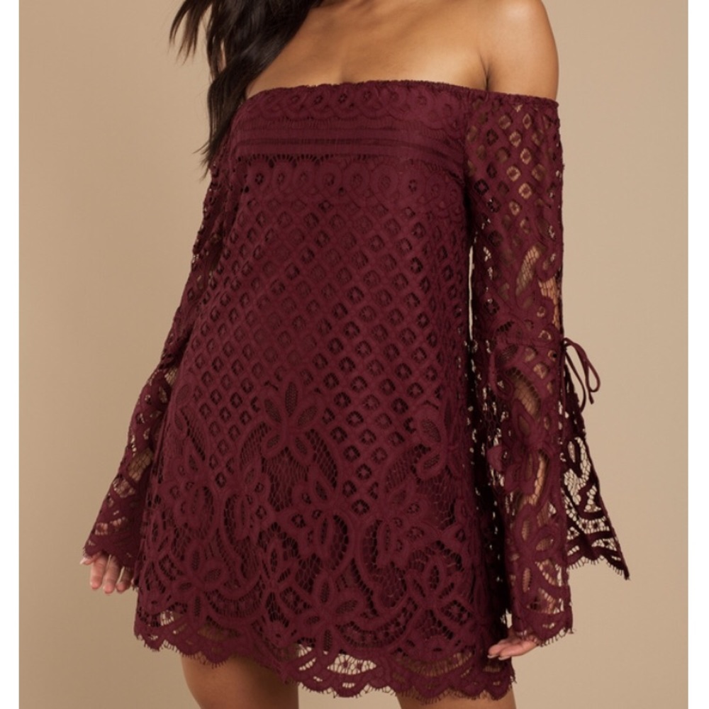 Tobi Take My Hand Lace Shift Dress